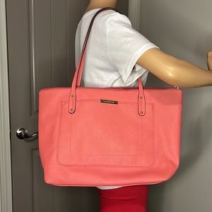 Liz Claiborne coral shoulder bag